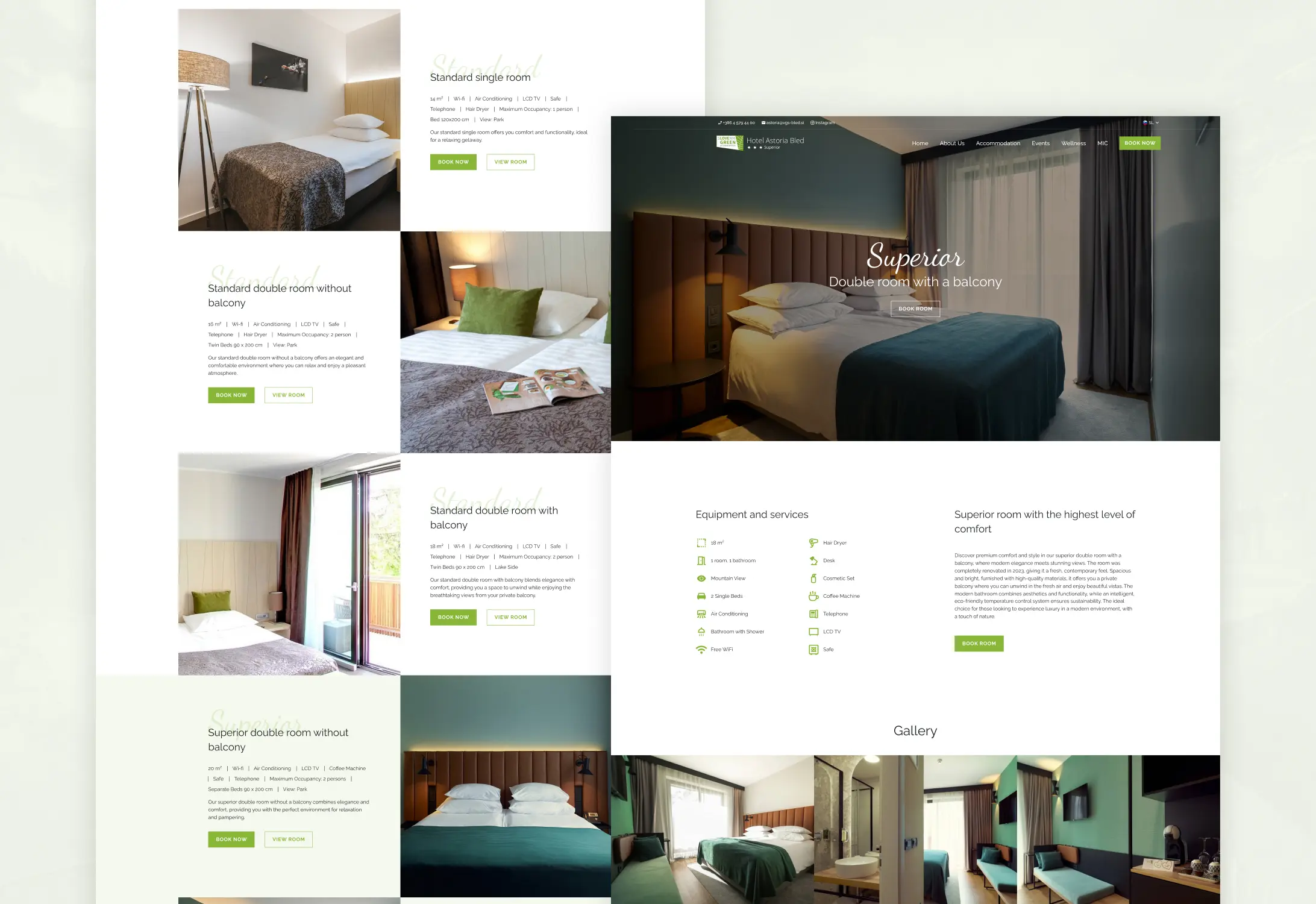 Hotel Astoria Bled Website