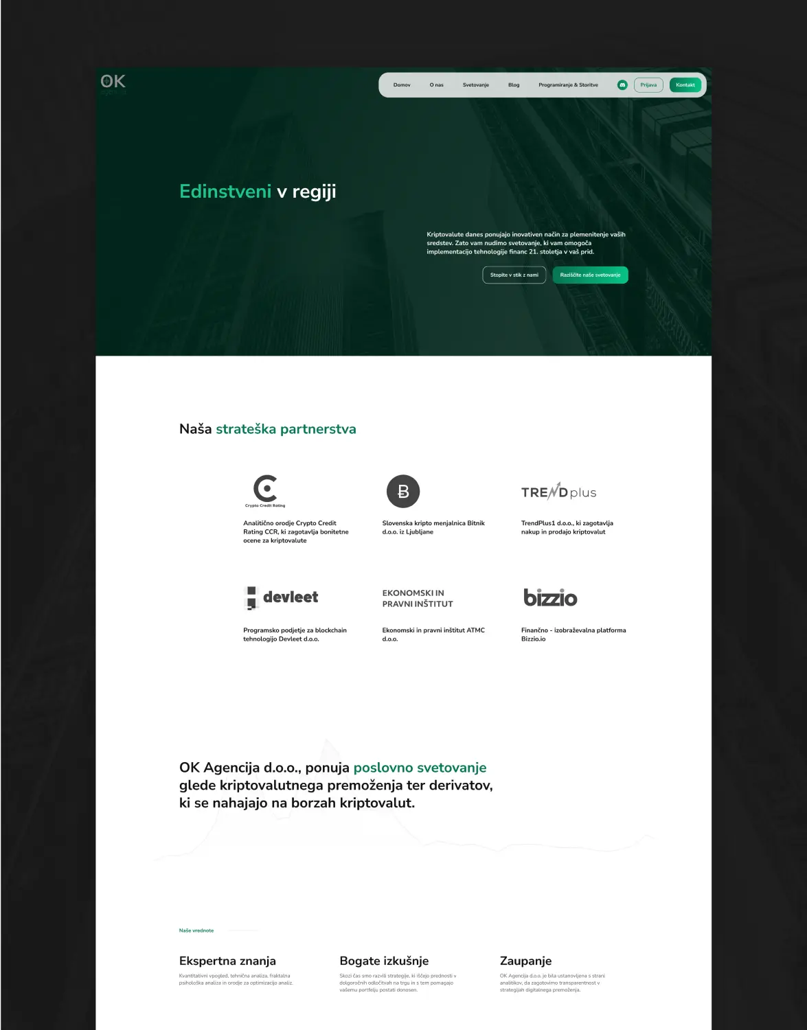 OK Agency Website